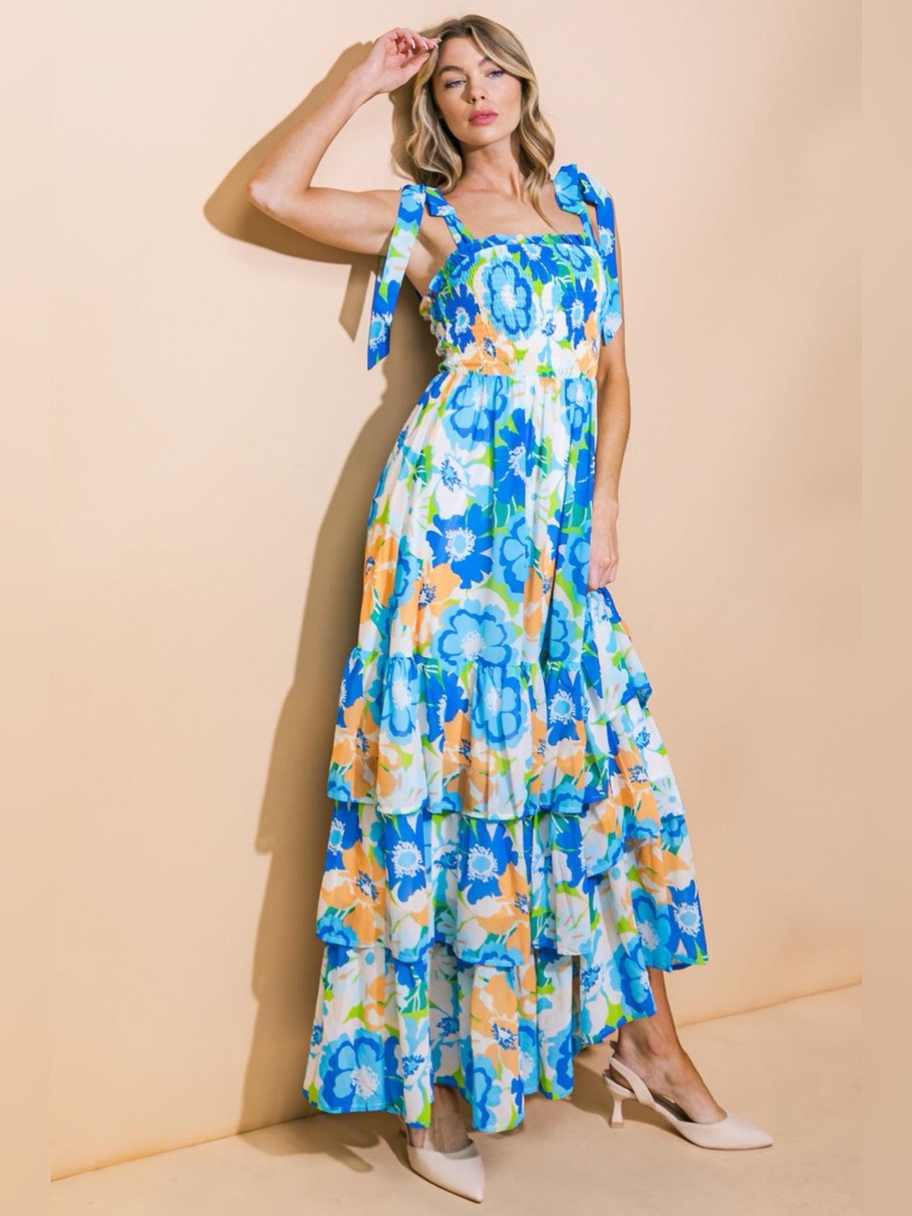 New! Flying Tomato NO MATTER WHERE WOVEN MAXI DRESS